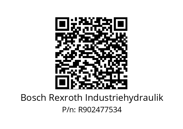   Bosch Rexroth Industriehydraulik R902477534