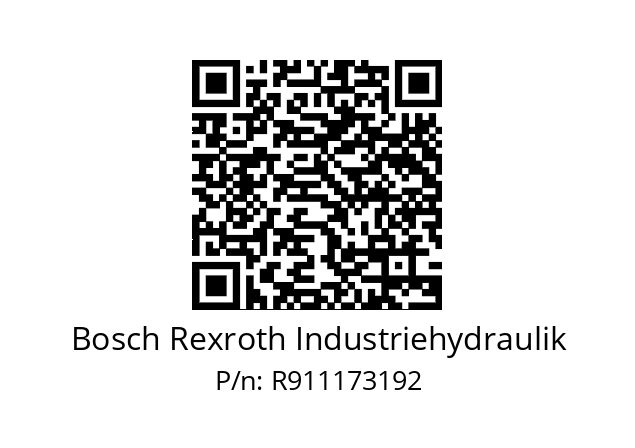   Bosch Rexroth Industriehydraulik R911173192