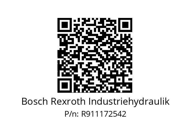   Bosch Rexroth Industriehydraulik R911172542