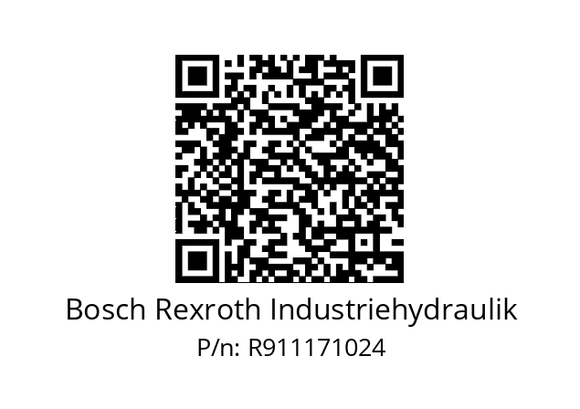   Bosch Rexroth Industriehydraulik R911171024