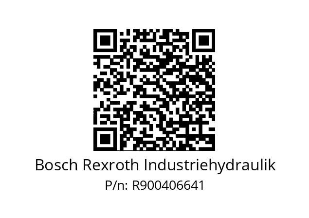   Bosch Rexroth Industriehydraulik R900406641