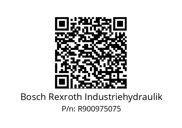   Bosch Rexroth Industriehydraulik R900975075