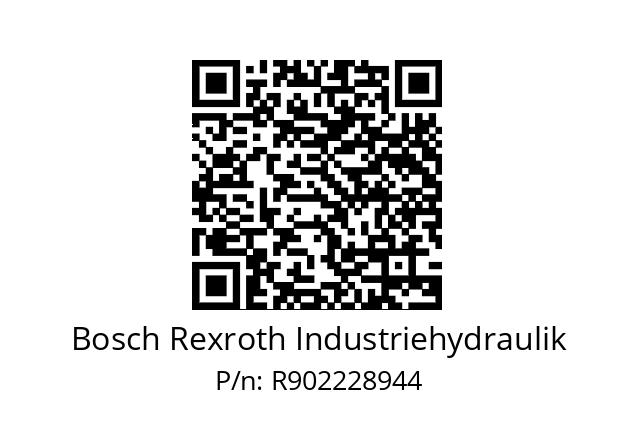   Bosch Rexroth Industriehydraulik R902228944