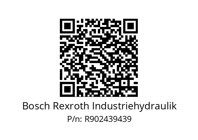   Bosch Rexroth Industriehydraulik R902439439