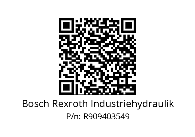   Bosch Rexroth Industriehydraulik R909403549