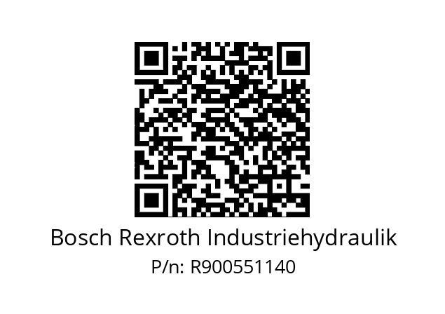   Bosch Rexroth Industriehydraulik R900551140