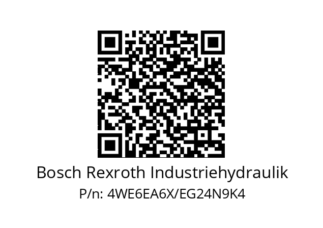   Bosch Rexroth Industriehydraulik 4WE6EA6X/EG24N9K4