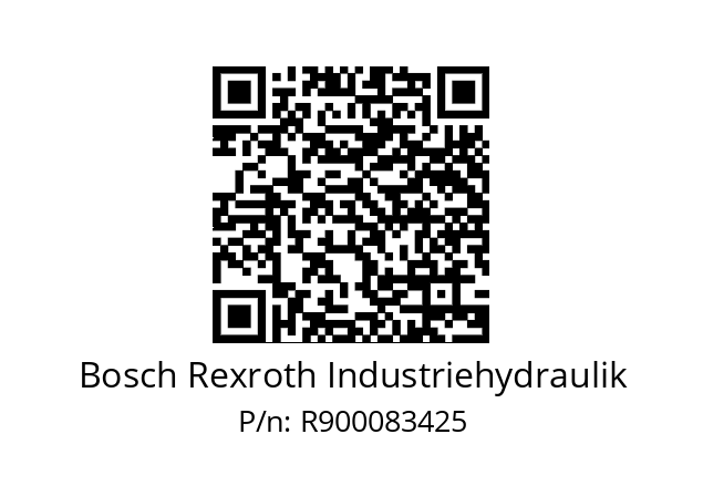   Bosch Rexroth Industriehydraulik R900083425