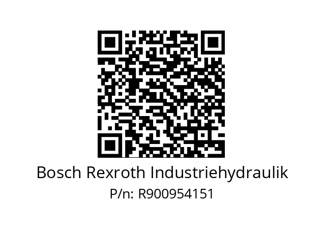   Bosch Rexroth Industriehydraulik R900954151