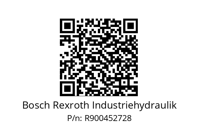   Bosch Rexroth Industriehydraulik R900452728