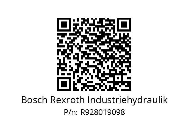   Bosch Rexroth Industriehydraulik R928019098