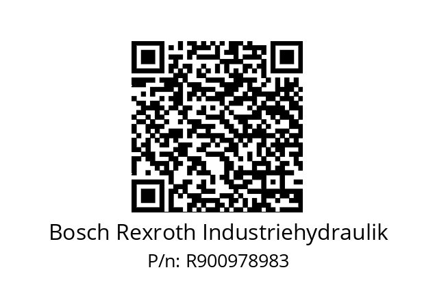   Bosch Rexroth Industriehydraulik R900978983