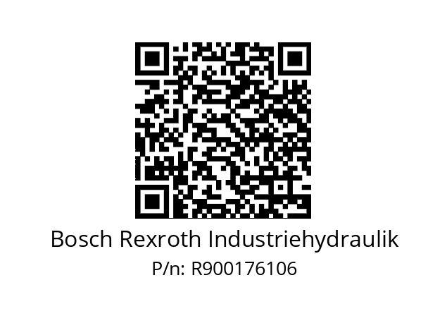   Bosch Rexroth Industriehydraulik R900176106