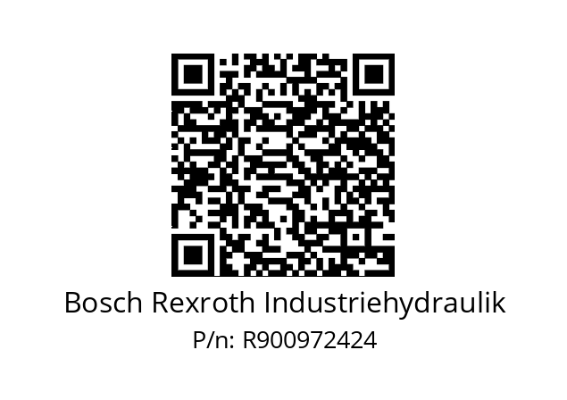   Bosch Rexroth Industriehydraulik R900972424