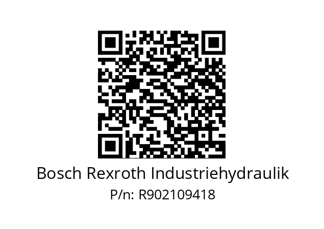   Bosch Rexroth Industriehydraulik R902109418