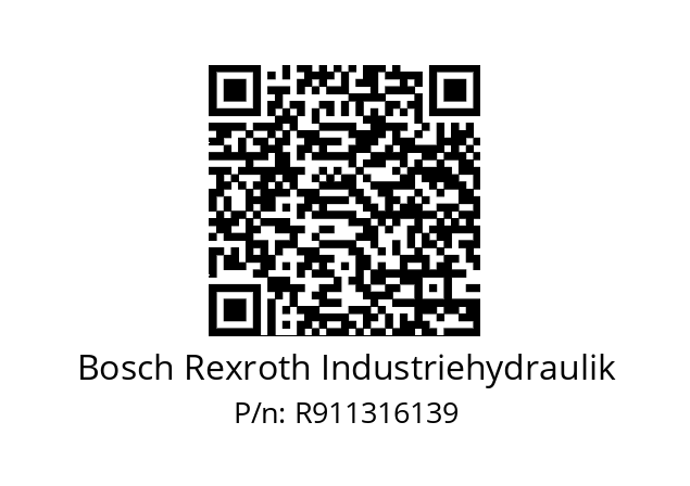   Bosch Rexroth Industriehydraulik R911316139