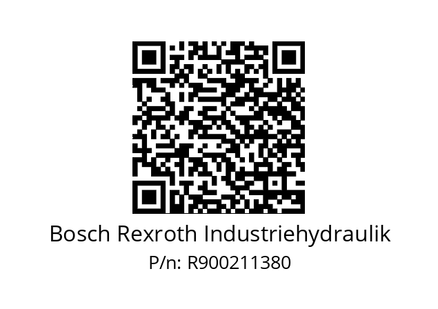   Bosch Rexroth Industriehydraulik R900211380