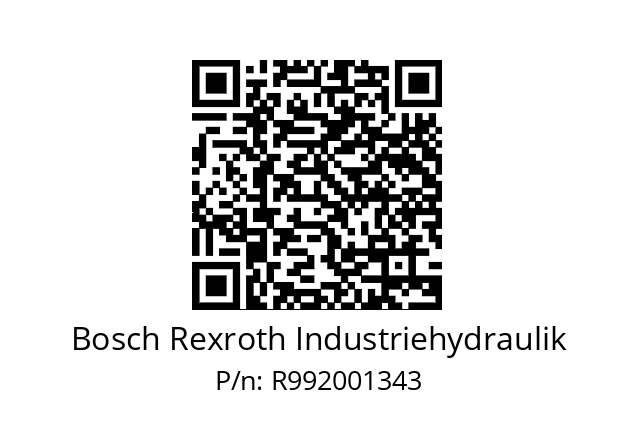   Bosch Rexroth Industriehydraulik R992001343