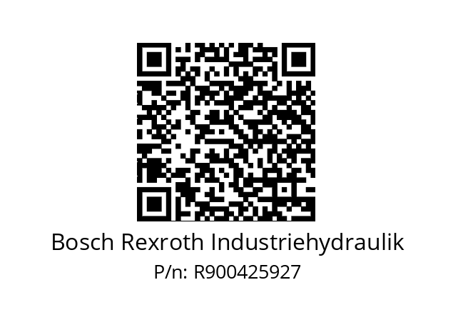   Bosch Rexroth Industriehydraulik R900425927