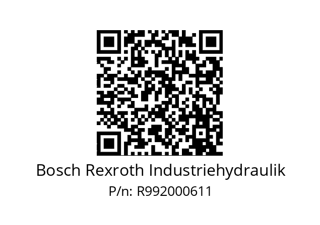   Bosch Rexroth Industriehydraulik R992000611