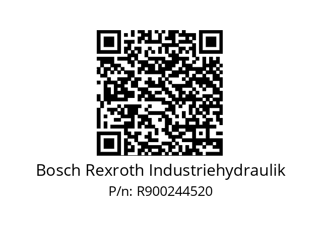   Bosch Rexroth Industriehydraulik R900244520