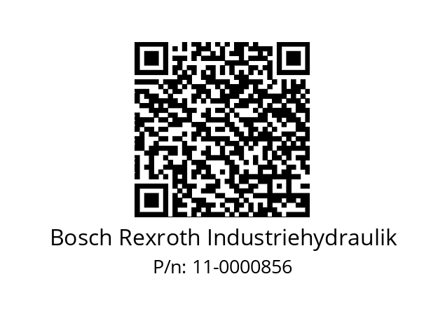   Bosch Rexroth Industriehydraulik 11-0000856