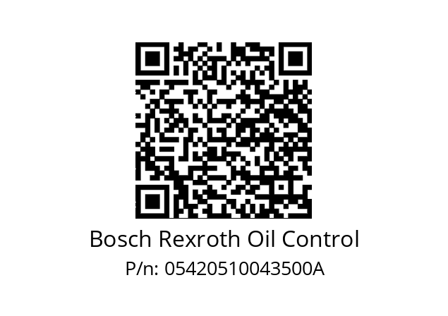  R930001799 Bosch Rexroth Oil Control 05420510043500A