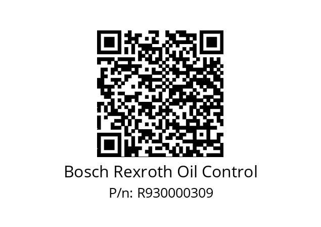   Bosch Rexroth Oil Control R930000309