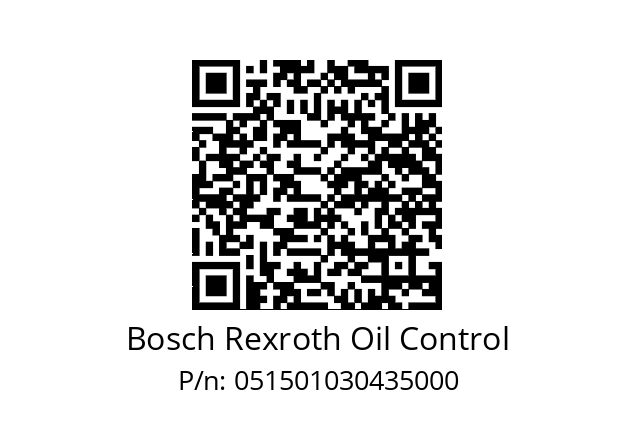   Bosch Rexroth Oil Control 051501030435000