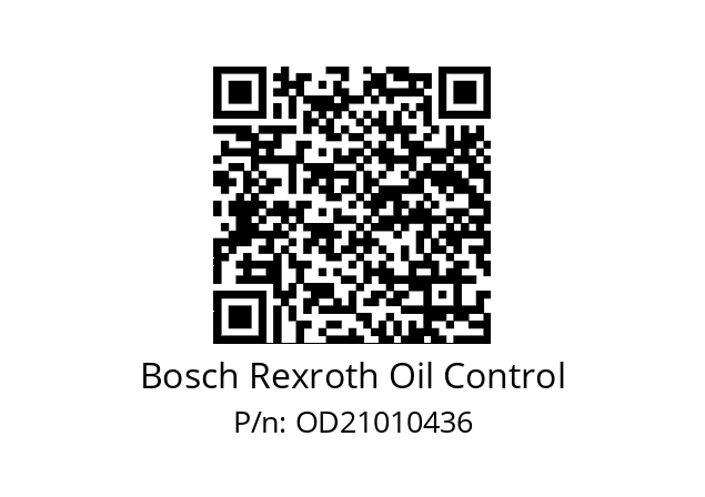   Bosch Rexroth Oil Control OD21010436