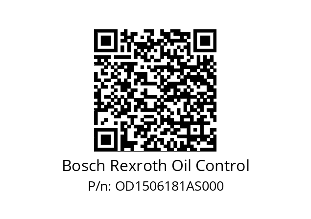   Bosch Rexroth Oil Control OD1506181AS000