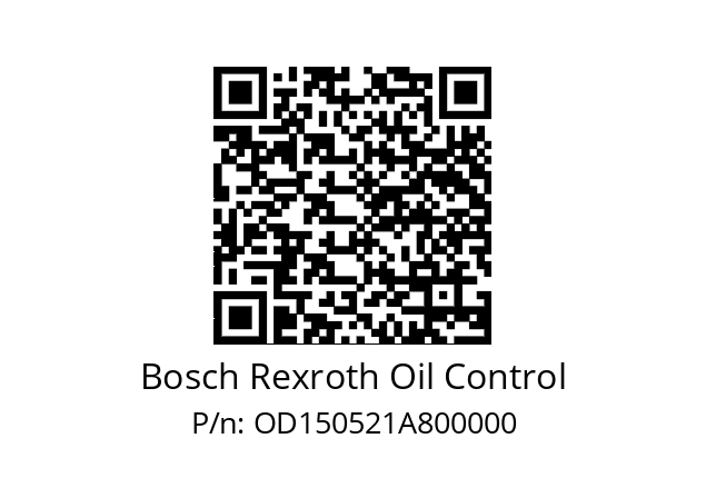   Bosch Rexroth Oil Control OD150521A800000