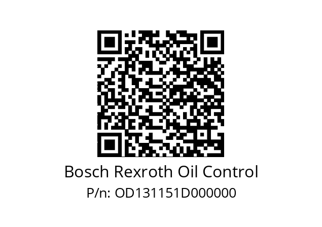   Bosch Rexroth Oil Control OD131151D000000