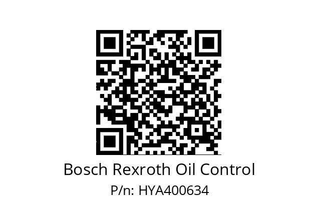   Bosch Rexroth Oil Control HYA400634