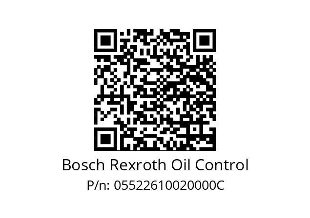   Bosch Rexroth Oil Control 05522610020000C