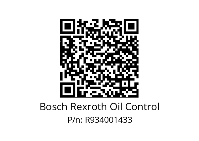   Bosch Rexroth Oil Control R934001433