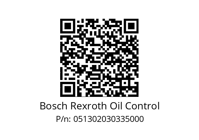   Bosch Rexroth Oil Control 051302030335000