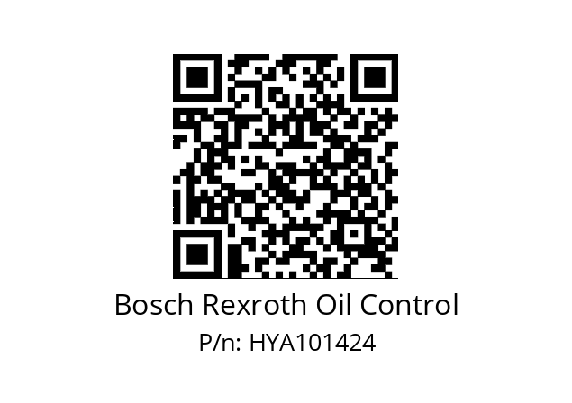   Bosch Rexroth Oil Control HYA101424