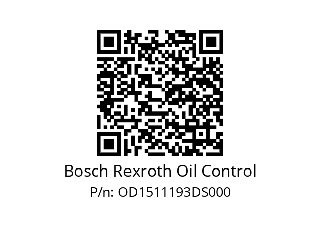   Bosch Rexroth Oil Control OD1511193DS000