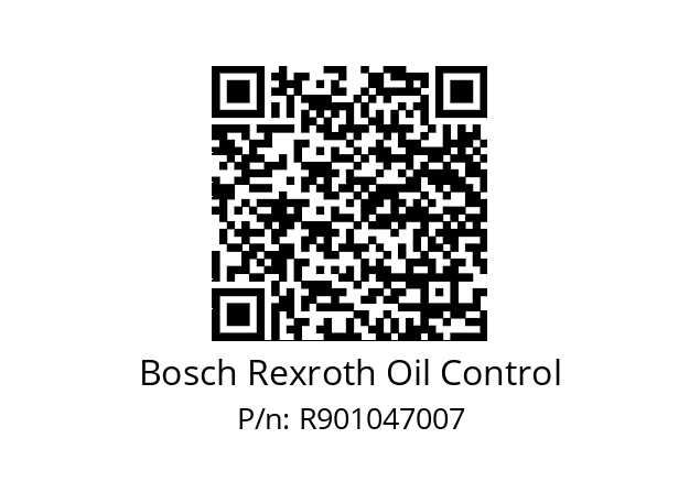   Bosch Rexroth Oil Control R901047007