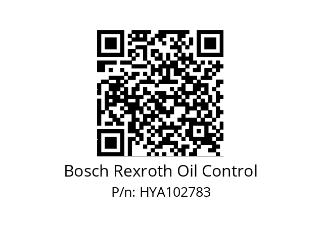   Bosch Rexroth Oil Control HYA102783