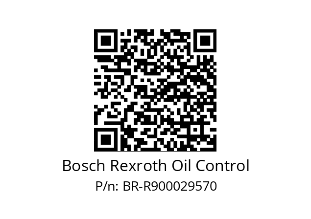   Bosch Rexroth Oil Control BR-R900029570