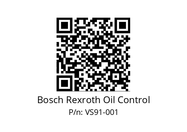   Bosch Rexroth Oil Control VS91-001