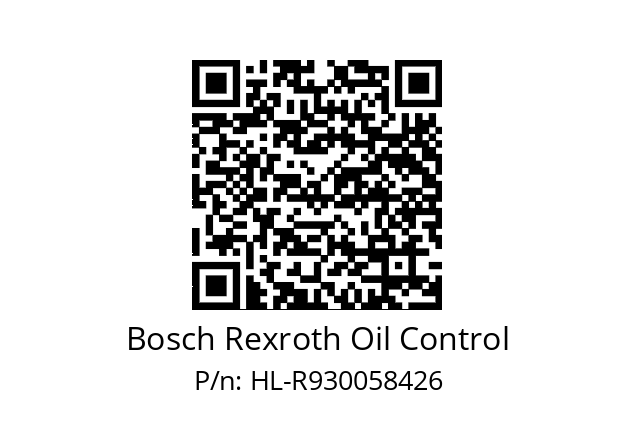   Bosch Rexroth Oil Control HL-R930058426