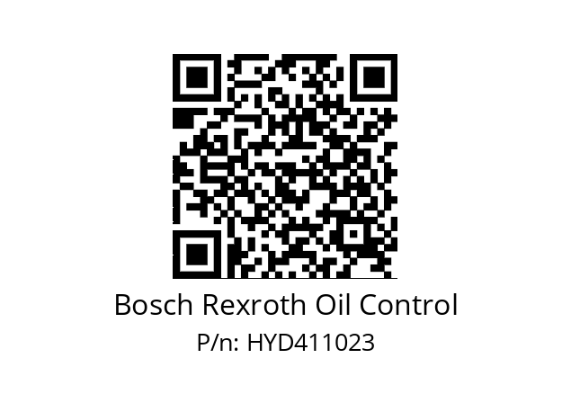   Bosch Rexroth Oil Control HYD411023