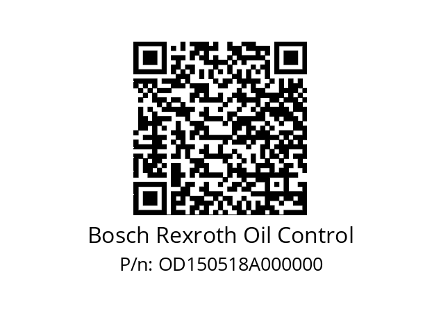   Bosch Rexroth Oil Control OD150518A000000