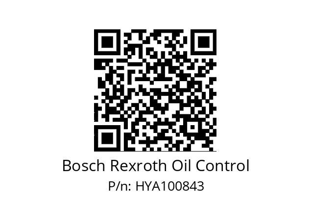   Bosch Rexroth Oil Control HYA100843