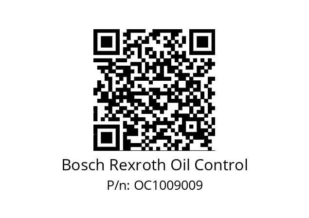   Bosch Rexroth Oil Control OC1009009