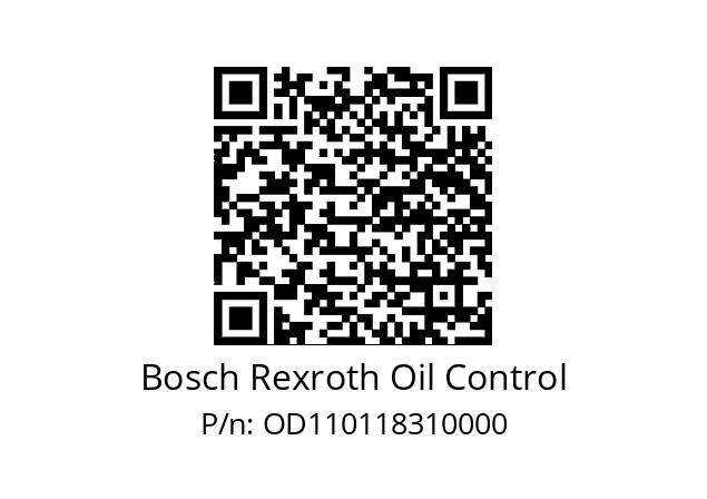   Bosch Rexroth Oil Control OD110118310000