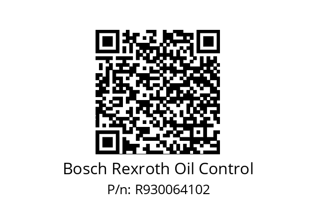   Bosch Rexroth Oil Control R930064102